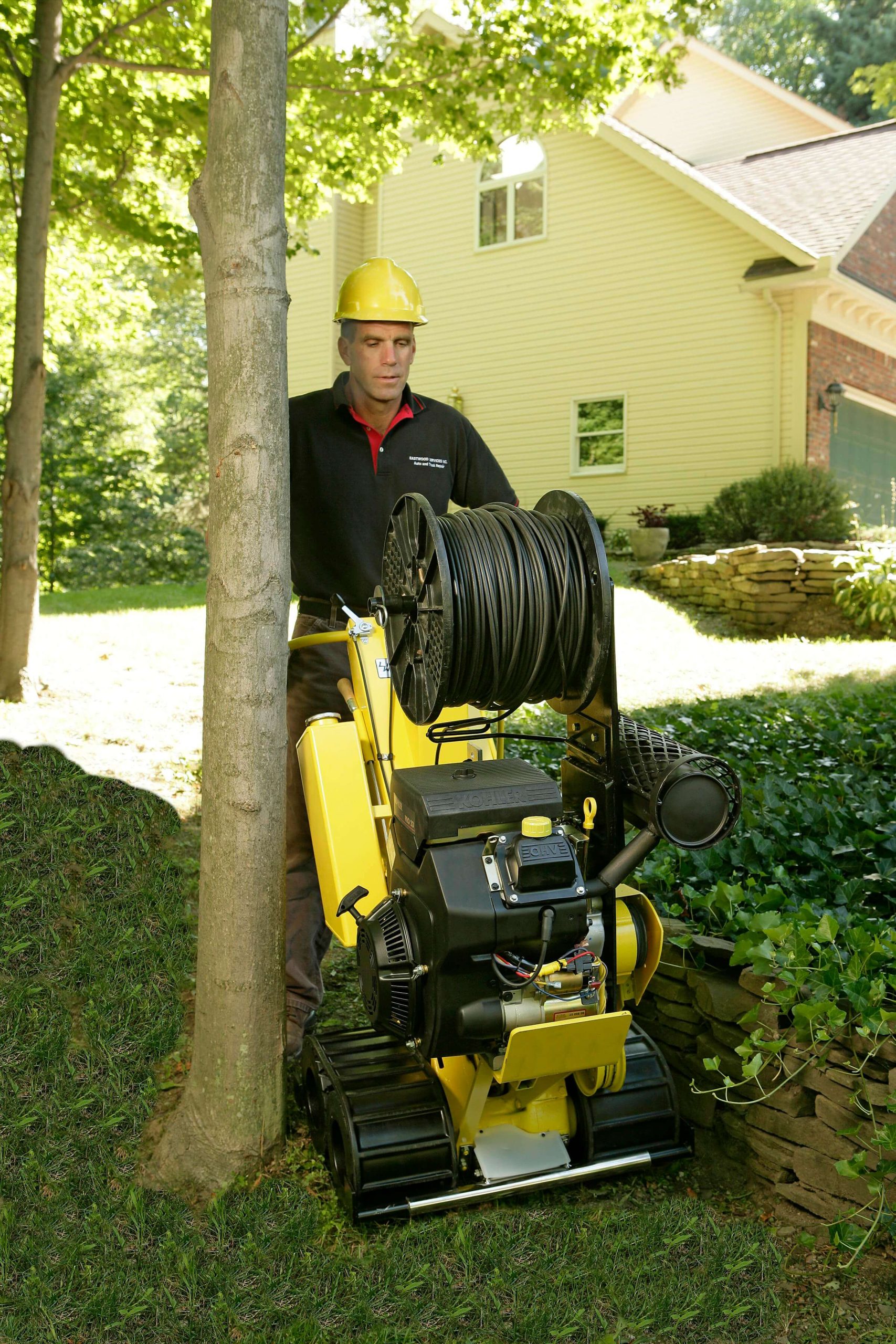 trench-less line installation